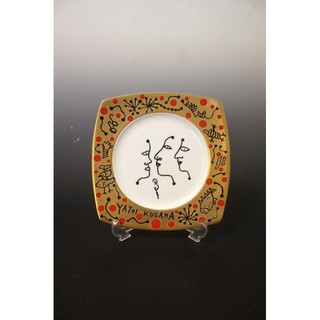 草間彌生 - 瓷盤  魚  (我熱愛的自己)